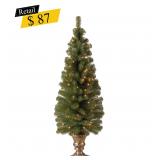 #15 Pre-Lit Montclair Spruce Tree, 4 ft.