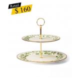 #12 Lenox - Holiday 2-Tier Serving Platter