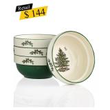 #12 Christmas Tree Bowls, Set of 4