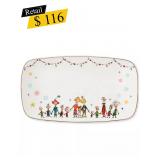 #10 Lenox Merry Grinchmas Porcelain Tray, 13.75"