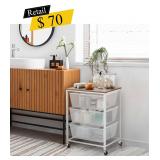 #13 Edifice - 3-Tier Rolling Organizer Cart