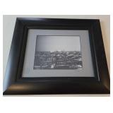 Framed Black & White Cityscape Photo