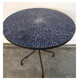 Blue Mosaic Patio Table 31x28