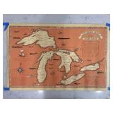 Shipwreck Chart of the Great Lakes