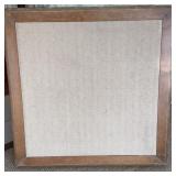 Vintage wood card table with vinyl insert