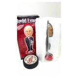 Buds Lynch Detroit Redwings Bobblehead & Signed