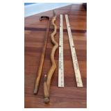 Wooden Cane, Walking Stick & More