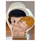 Vintage Teleflora 'Love Is' Vase