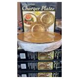 Gold Colored Chargers - Set of 31