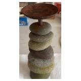 Stone Candle Hold