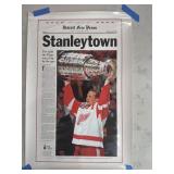 Detroit Red Wings Stanelytown Print 24x16ï¿½