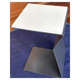 Modern Metal Side Table, 14x14x23