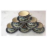 Boleslawiec Polish Pottery Cups & Saucers