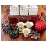 Lenox Holiday Candle Holders & Other Christmas