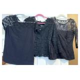 Black dress tops size medium, Iï¿½ll have lace