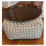 Jaipur Ottoman & 28ï¿½ x 23ï¿½ Tray