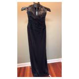 Kay Ungrr Black Evening Gown Size 8