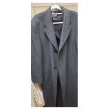 Men's Pure Virgin Wool Coat-XL