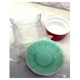 Glass Square Dishes & Other Bowls