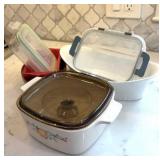 Corning Abundance Casserole w/Lid & More
