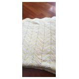 Yellow Baby Yarn Blankets (Total of 2).