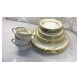 Noritake Japan China Bolero Pattern 20 pcs