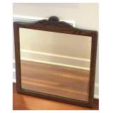 Antique Wood Mirror 22ï¿½ x 23ï¿½