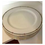 T & V Limoges Dinner Plates - 7 pcs