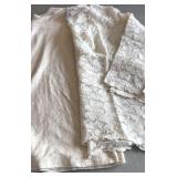 Banana republic, cream, lace, top and sparkle,