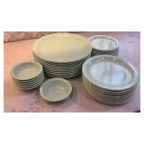 Dallas Ware Plastic Plates and Bowl Set- 35 pcs