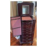 Jewelry Armoire - 15.5ï¿½ x 18. 5ï¿½  x 41ï¿½