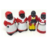 Aunt Jemima Salt & Pepper Makers - 2 Sets