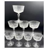 Vintage Champagne Coupe Glasses