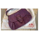 VTG Coach Soho Pleated Leather Bag & Dust Cover