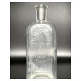 Antique Holly, MI Druggist Glass Medicine Bottle