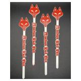 Machus Red Fox Restaurant Cocktail Stir Sticks