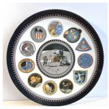 Apollo Moon Missions NASA Plate