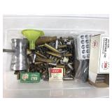 Mixed Live Rounds & Casings w/ Powder Trickler
