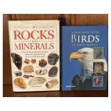 Rocks and Minerals & Birds Field Guides