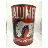 Calumet Baking Powder Metal Indian Tin