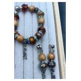 Pandora SS charm bracelet w/ matching dangle