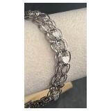 SS Charm Bracelet. 12.1g