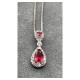 SS Pendant  & Chain. 18'   3.8g