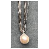 SS 925 mutation strand necklace. 18'  13g