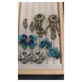 Collection of clip on earrings