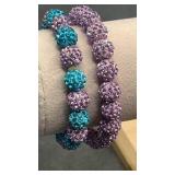 Rhinestone Beaded Stretchy Bracelets