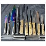 Kitchen Knife Lot ï¿½ Mixed Brands & Styles