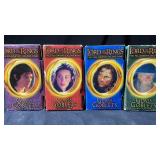 LOTR Fellowship Glass Goblets Character Set