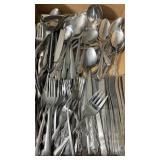 Mixed Stainless Flatware Lot