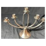 Gregorian Copper 5-Arm Candelabra